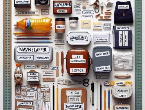 Navnelapper: Den lille detalje, der gør en stor forskel i hverdagen